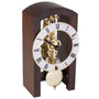 Hermle 23015-030721 Tischuhr Boston offen Nussbaum Skelettwerk ohne Schlag