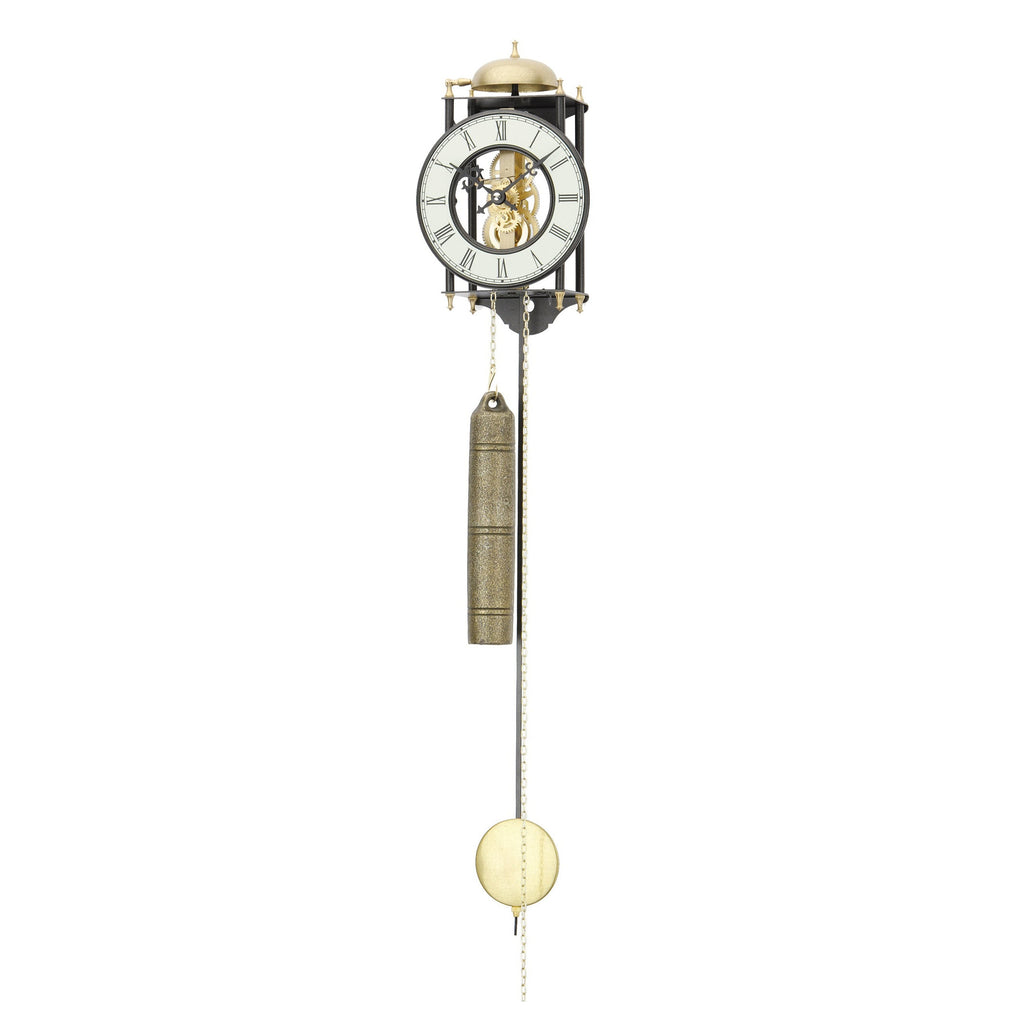 AMS H302 Mechanische Pendeluhr mit lackiertem Metallgehäuse und 8-Tage Schlagwerk