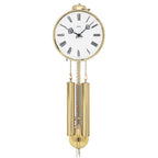 AMS H348 Mechanische Pendeluhr mit Messinggarnitur und 8-Tage Rundgong-Schlagwerk