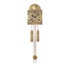 AMS H539 Mechanische Pendeluhr mit Messing Antik-Gehäuse und 8-Tage Rundgong-Schlagwerk
