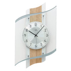AMS F5520 Funkwanduhr mit Sonoma-Aluminium-Veredelung