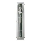 AMS R695 Regulator mit Aluminium-Oberfläche, Naturschiefer-Elementen und 8-Tage Seilzugwerk