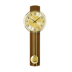 AMS W7115-1 Pendelwanduhr mit Nussbaum-Massivholzgehäuse