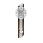 AMS W7207-1 Pendelwanduhr mit Nussbaum-Holzrückwand