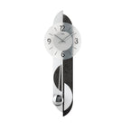 AMS W7299 Pendelwanduhr mit Schiefer-Aluminium-Applikation