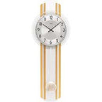AMS W7473 Pendelwanduhr mit Buchen-Massivholzgehäuse