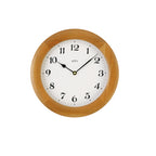 AMS W929-9 Wanduhr mit kirschbaumlackiertem Massivholzrahmen