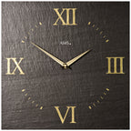 AMS W9517 Wanduhr mit Naturschiefer-Geäuse und Quarzwerk