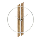 AMS W9606 Wanduhr mit Nussbaum-Holzgehäuse