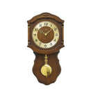 AMS W964-1 Pendelwanduhr mit nussbaumlackiertem Gehäuse
