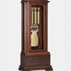 Hermle 01093-031171 Grandfather Clock Temple Walnut