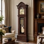 Hermle 01093-031171 Grandfather Clock Temple Walnut