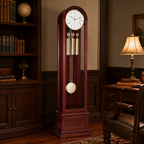 Hermle 01087-070461 Grandfather Clock Charlotte "Franz Hermle & Sohn" Mahogany