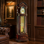 Hermle 01131-031171 Grandfather Clock Trafalgar Walnut