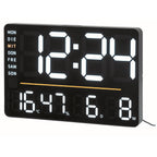 AMS T1306 Tisch- und Wanduhr mit digitaler LED-Anzeige