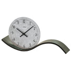 AMS T1316 Tischuhr mit Quarzwerk und Holzgehäuse