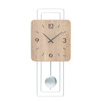 AMS W7502 Pendelwanduhr mit Holzgehäuse und Sonoma-Zifferblatt