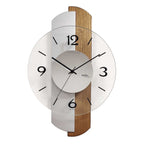 AMS W9211 Wanduhr mit eichelackiertem Holzgehäuse