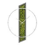AMS W9605 Wanduhr mit Holzgehäuse und Moos