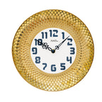 AMS W9615 Wanduhr mit Keramikgehäuse in Gold