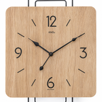 AMS W9692 Wall Clock with Metal Design and Sonoma Dial