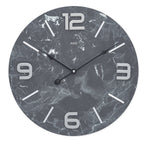AMS W9707 Wanduhr mit Holzgehäuse und Metallziffern