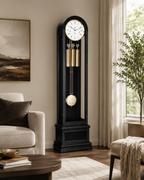Hermle 01087-740461 Charlotte Floor Clock Black