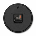 Rückseite der Standuhren.com 🕰️ Funkwanduhr AMS F5523 mit anthrazitlackiertem Holzgehäuse und Funkwerk